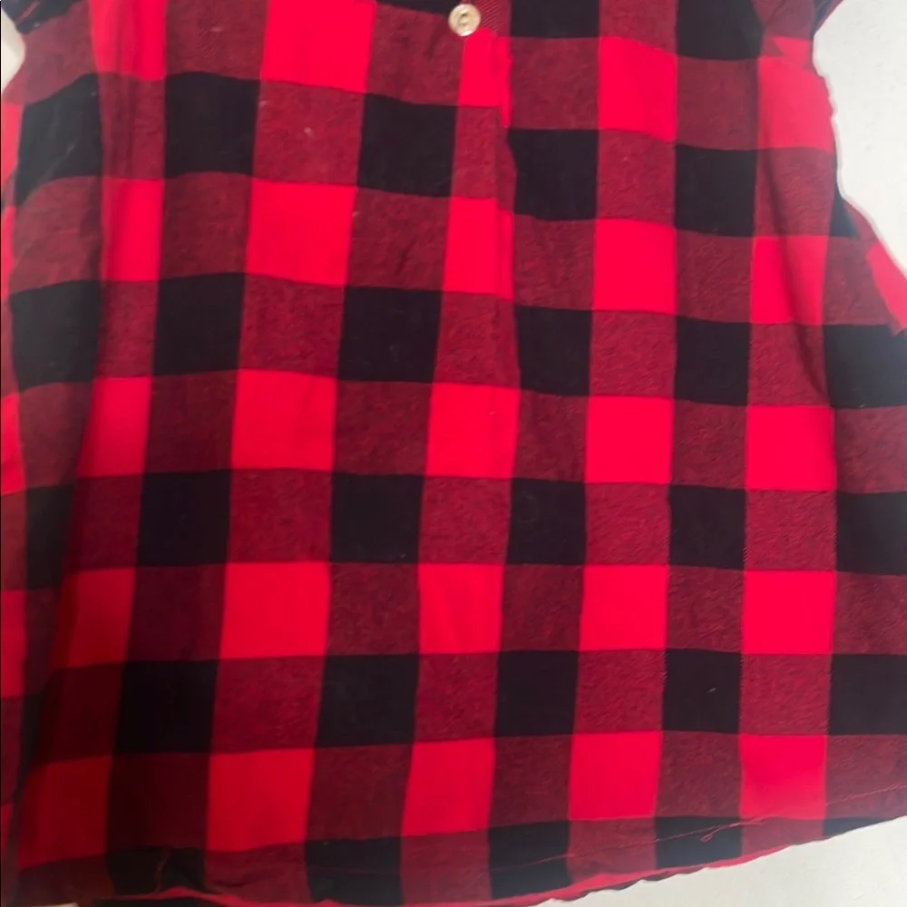 Tommy Bahama Kids Red and Black Checkered Dress
